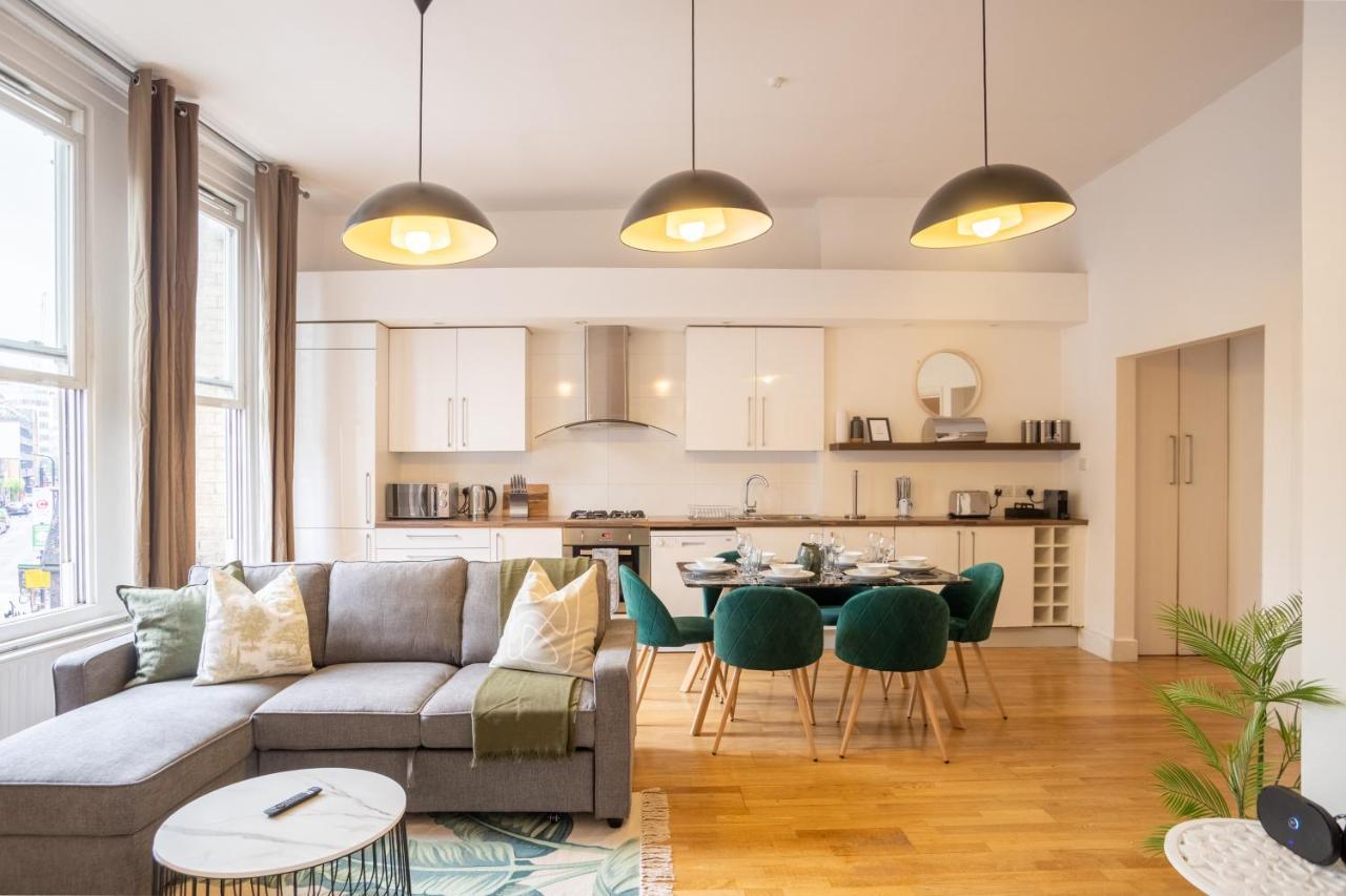 Perfect For Business & Corporate Stays - Three Bed With City View Shoreditch London Kültér fotó